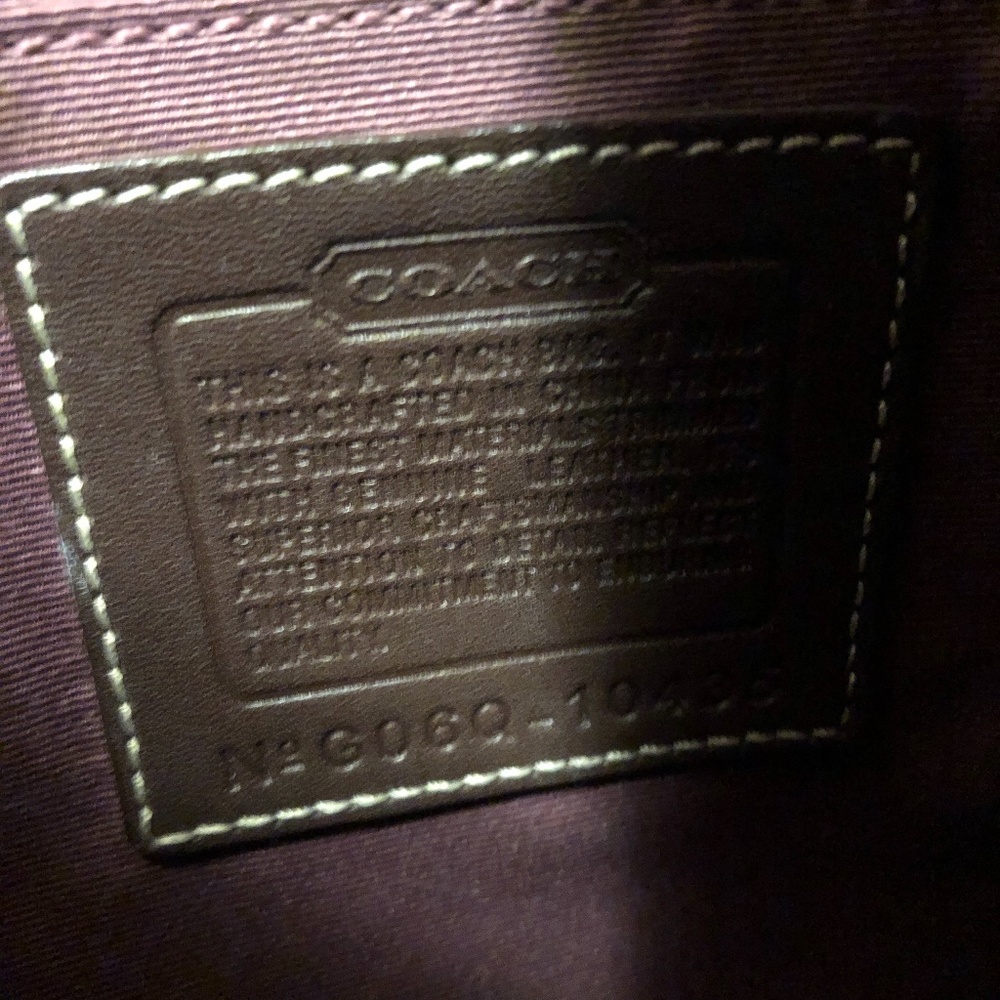 Coach Holiday Patchwork Mini Duffle - image 7